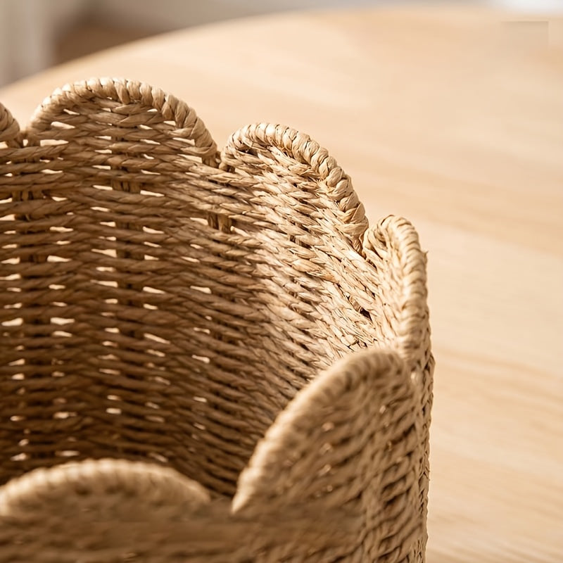 [Paniers bohème gain de place] 2 pcs Paniers de rangement en corde à — Monptitlou