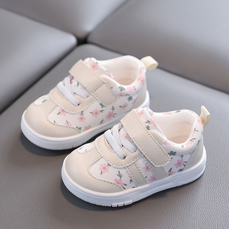 Chaussures bébé garçons et filles 1-2-3-4 ans motif floral mignon — Monptitlou