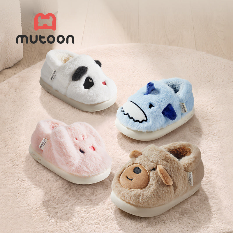 Chaussons en peluche dessin animé pour filles Mutoon — Monptitlou
