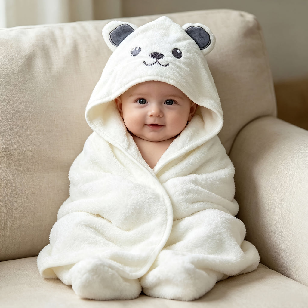 Serviette de bain pour bébé, douce et agréable pour la peau — Monptitlou