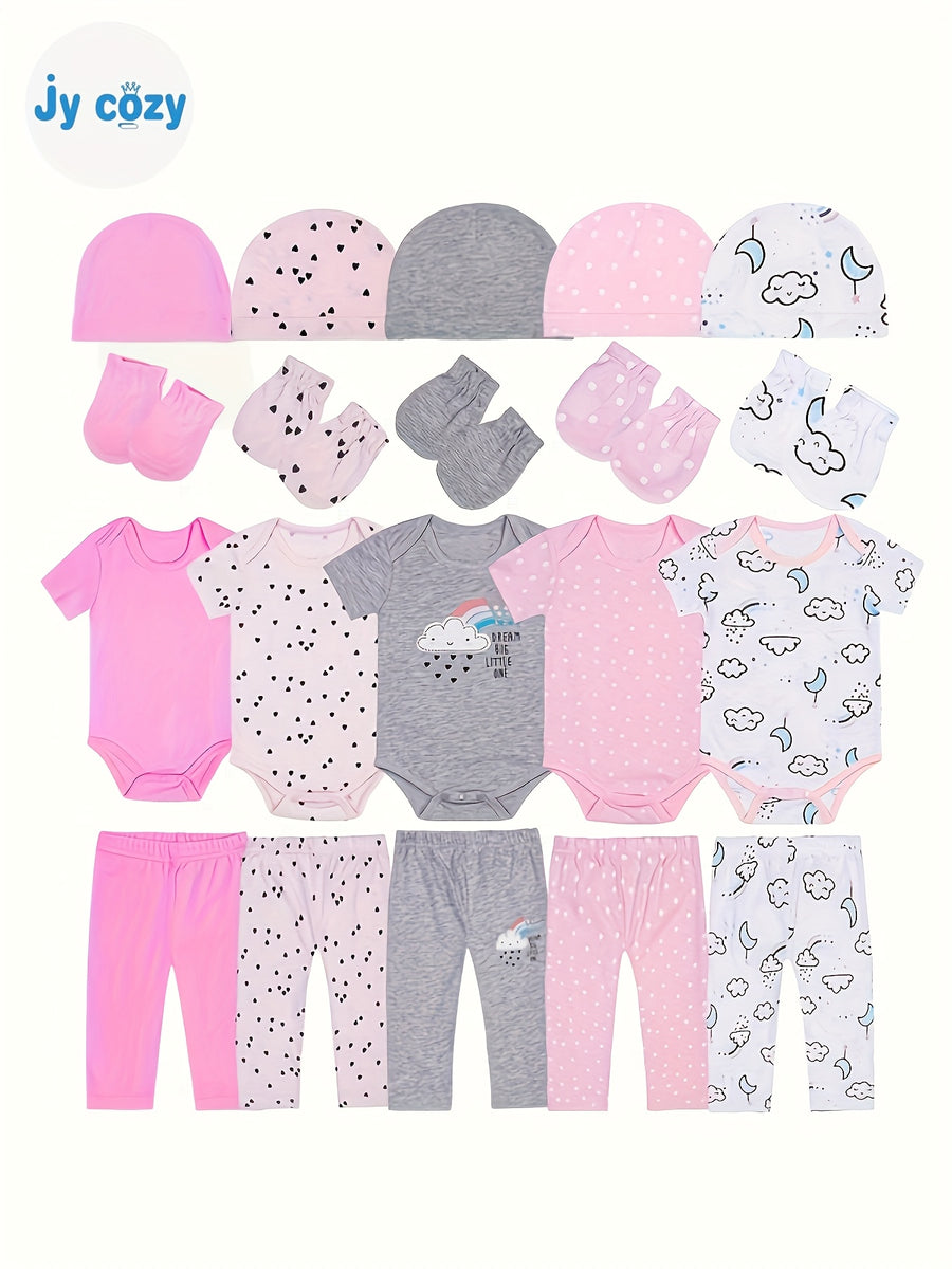 Ensemble bébé nouveau-né en fibre de bambou 20 pièces — Monptitlou