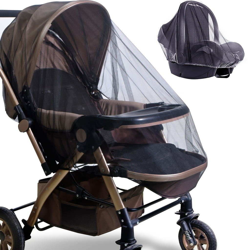 Moustiquaire noire pour poussette — Monptitlou