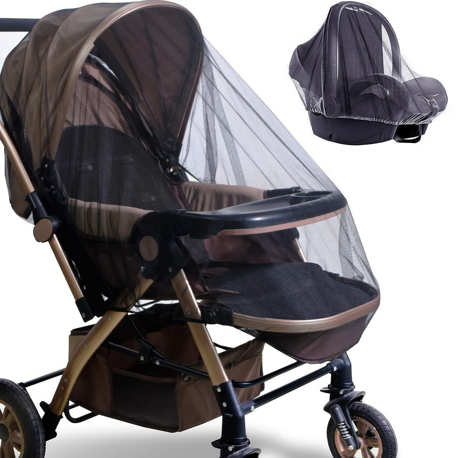 Moustiquaire noire pour poussette — Monptitlou