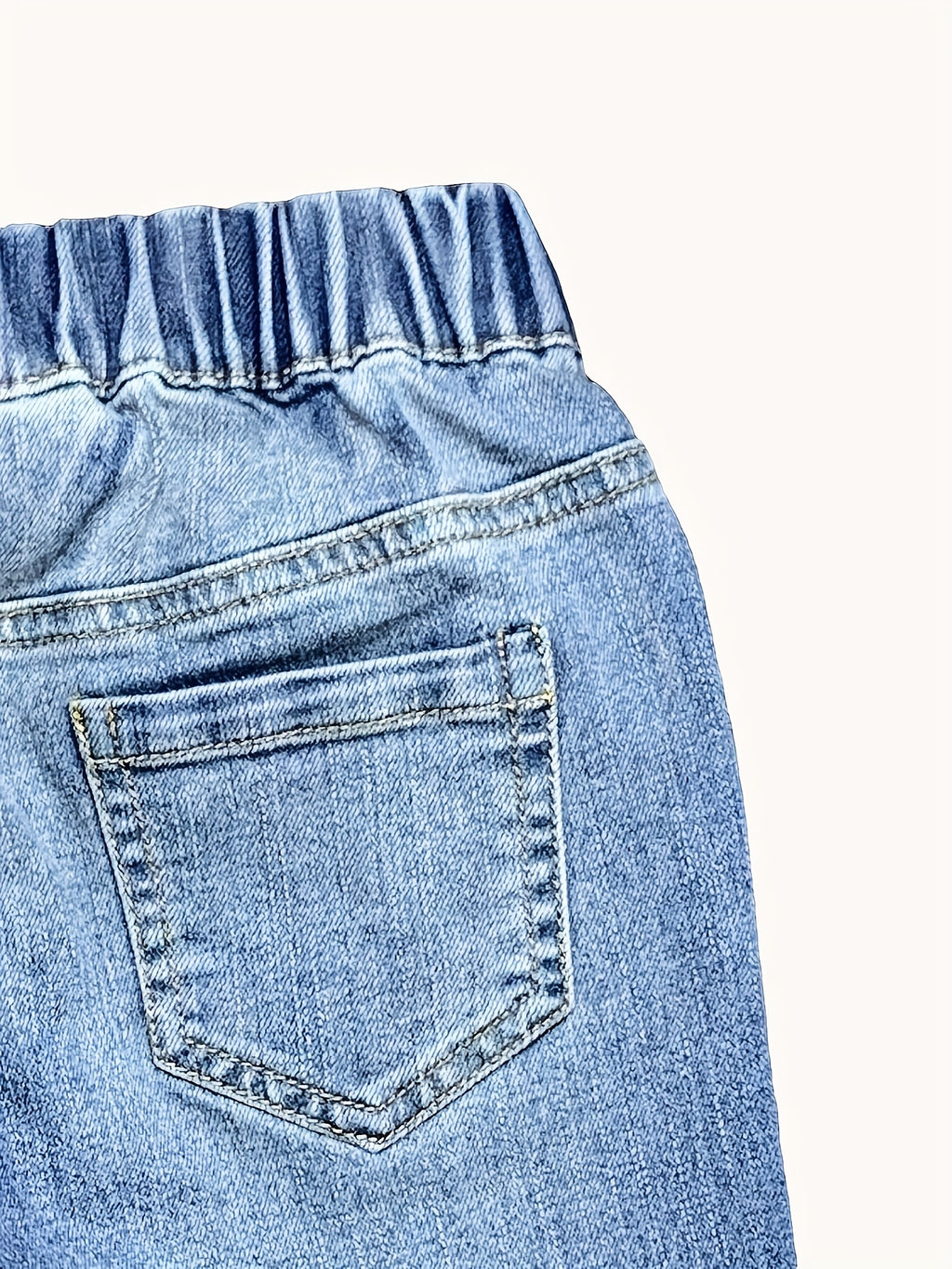 Pantalon en jean stretch pour garçon, style printemps/automne — Monptitlou