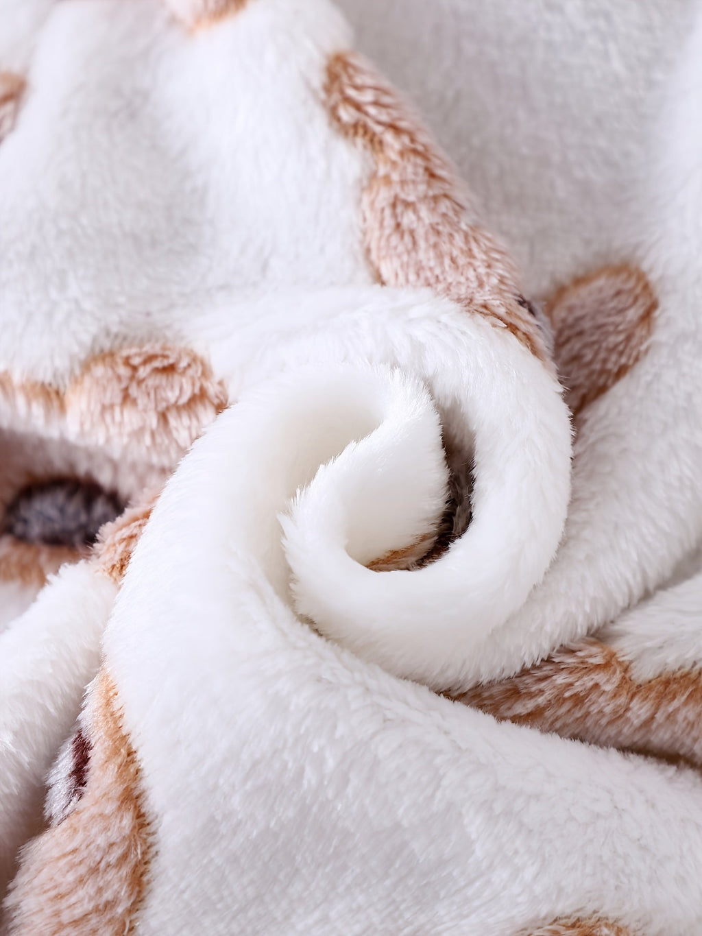 [Vêtements Noël bébé] Tenue Sherpa Ours Mignon pour Bébé Garçon, Ensemble 2 pièces Hiver Chaud en Polaire avec Capuche e