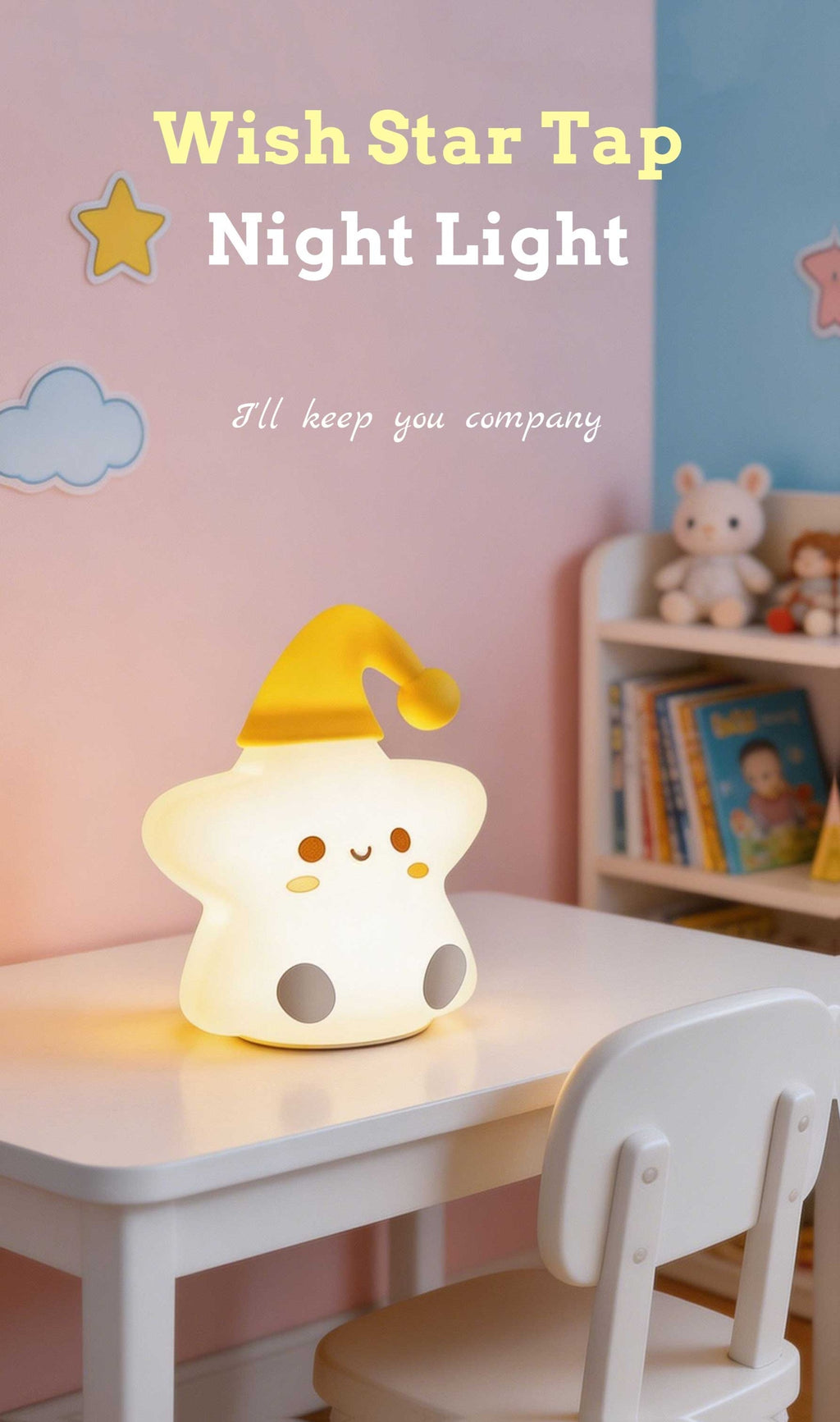 Luminaire de nuit étoile gardienne — Monptitlou