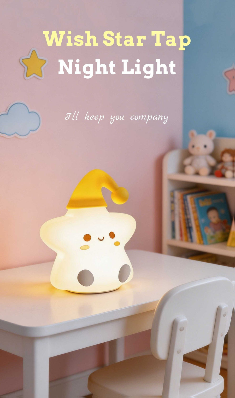 Luminaire de nuit étoile gardienne — Monptitlou