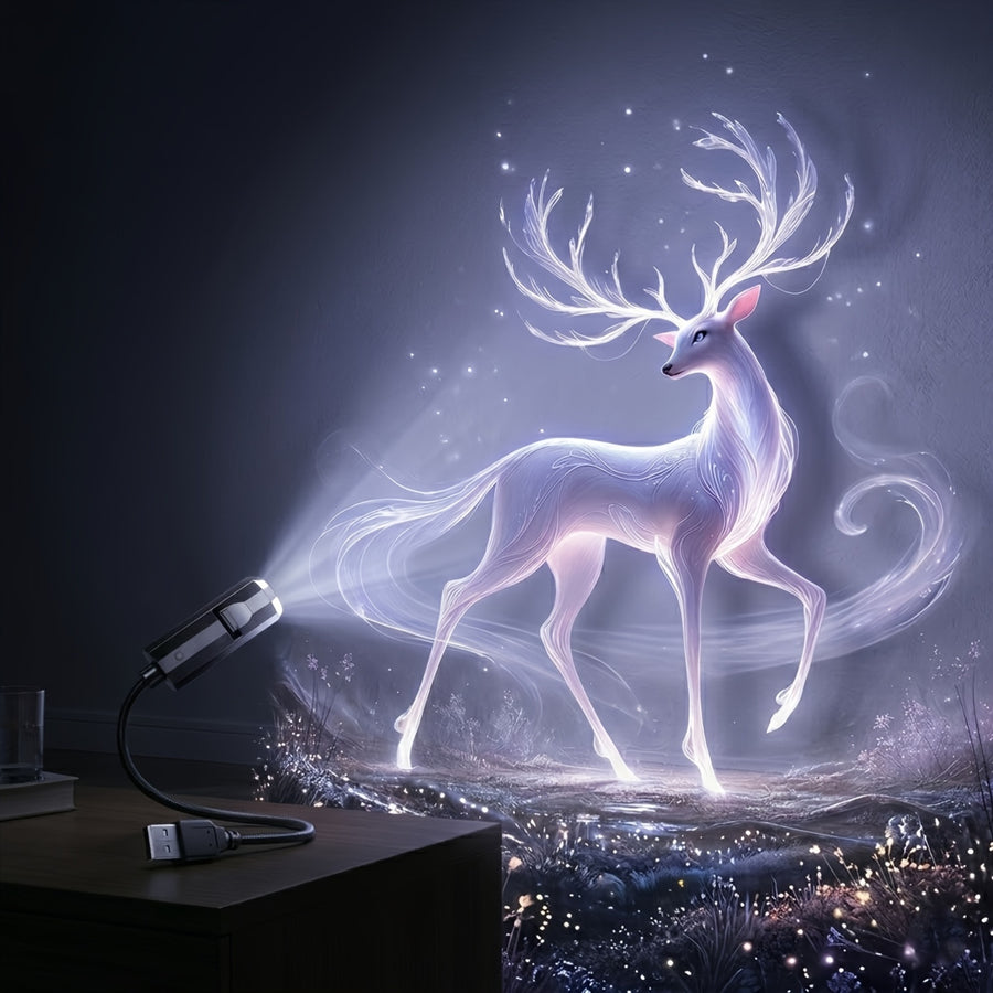 Lampe de projection USB portable créatures fantastiques — Monptitlou