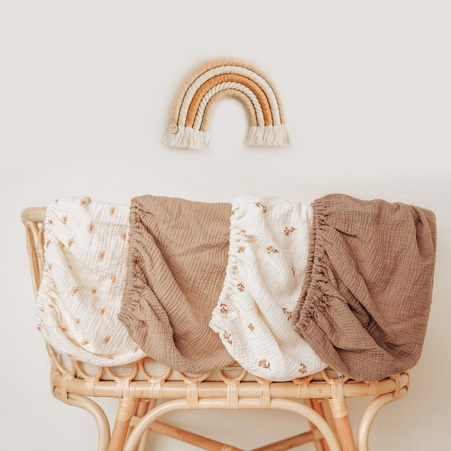 Draps de lit pour bébé, housses de lit interchangeables — Monptitlou