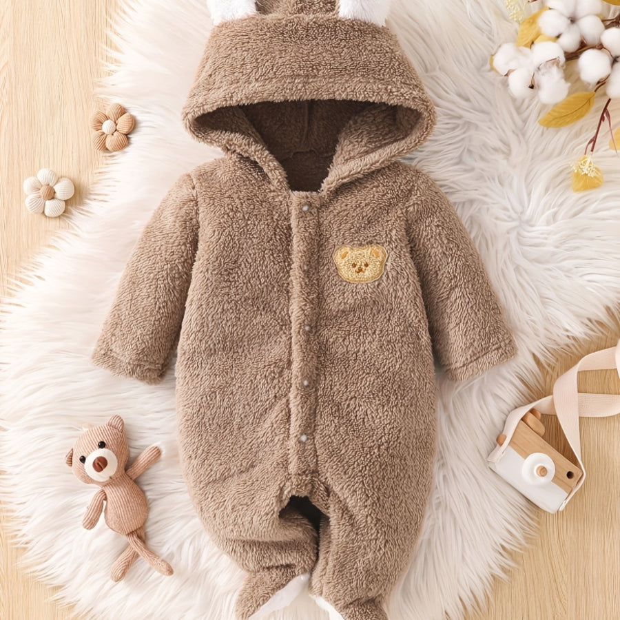 Combinaison à pieds Ours pour bébé — Monptitlou