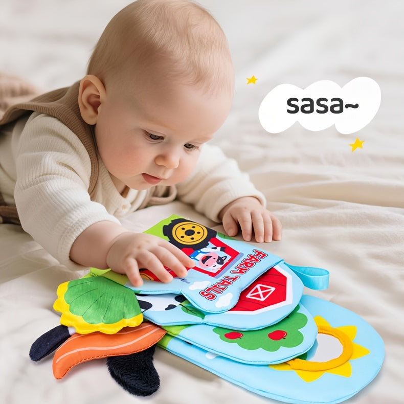 Livre en tissu pour bébé 0+ pour nourrissons — Monptitlou