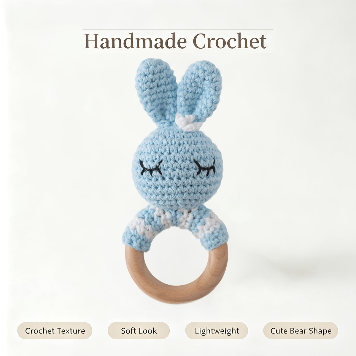 Cadeau de baby shower tissé à la main, Apaisette — Monptitlou Image