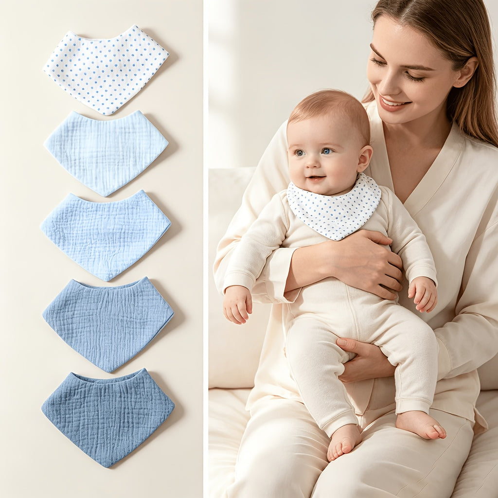 Bavoirs simples et polyvalents, styles assortis pour enfants — Monptitlou