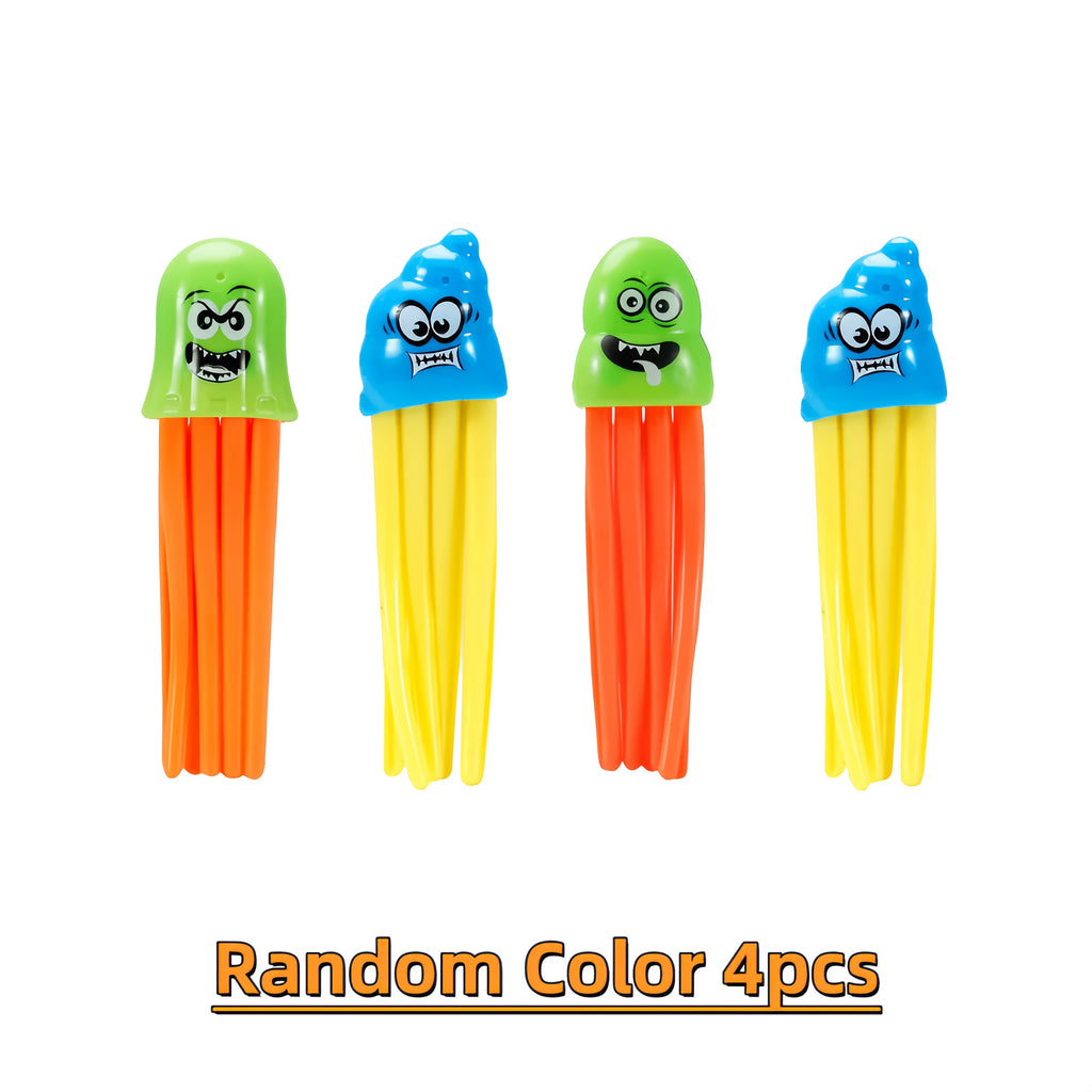Lot de jouets méduses drôles de dessin animé, couleur aléatoire — Monptitlou