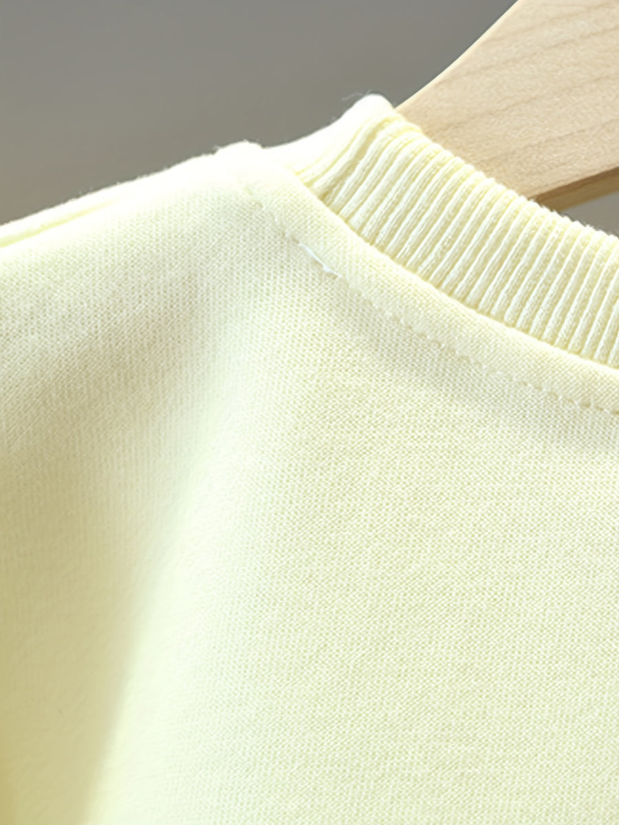Ensemble sweat à col ras du cou et pantalon long pour garçon — Monptitlou