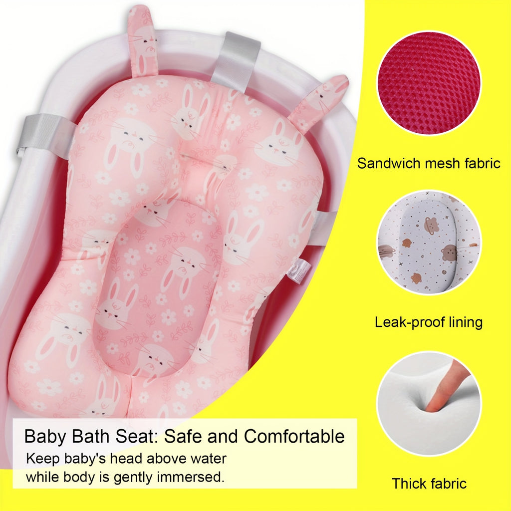 1 Coussin de Bain Confortable pour Nouveau-né avec Support Lombaire et — Monptitlou