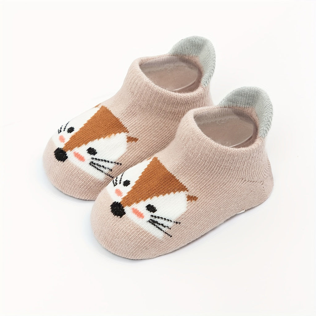 12 paires de chaussettes antidérapantes pour jeunes — Monptitlou