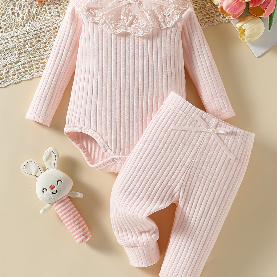 Ensembles manches longues bébé fille — Monptitlou