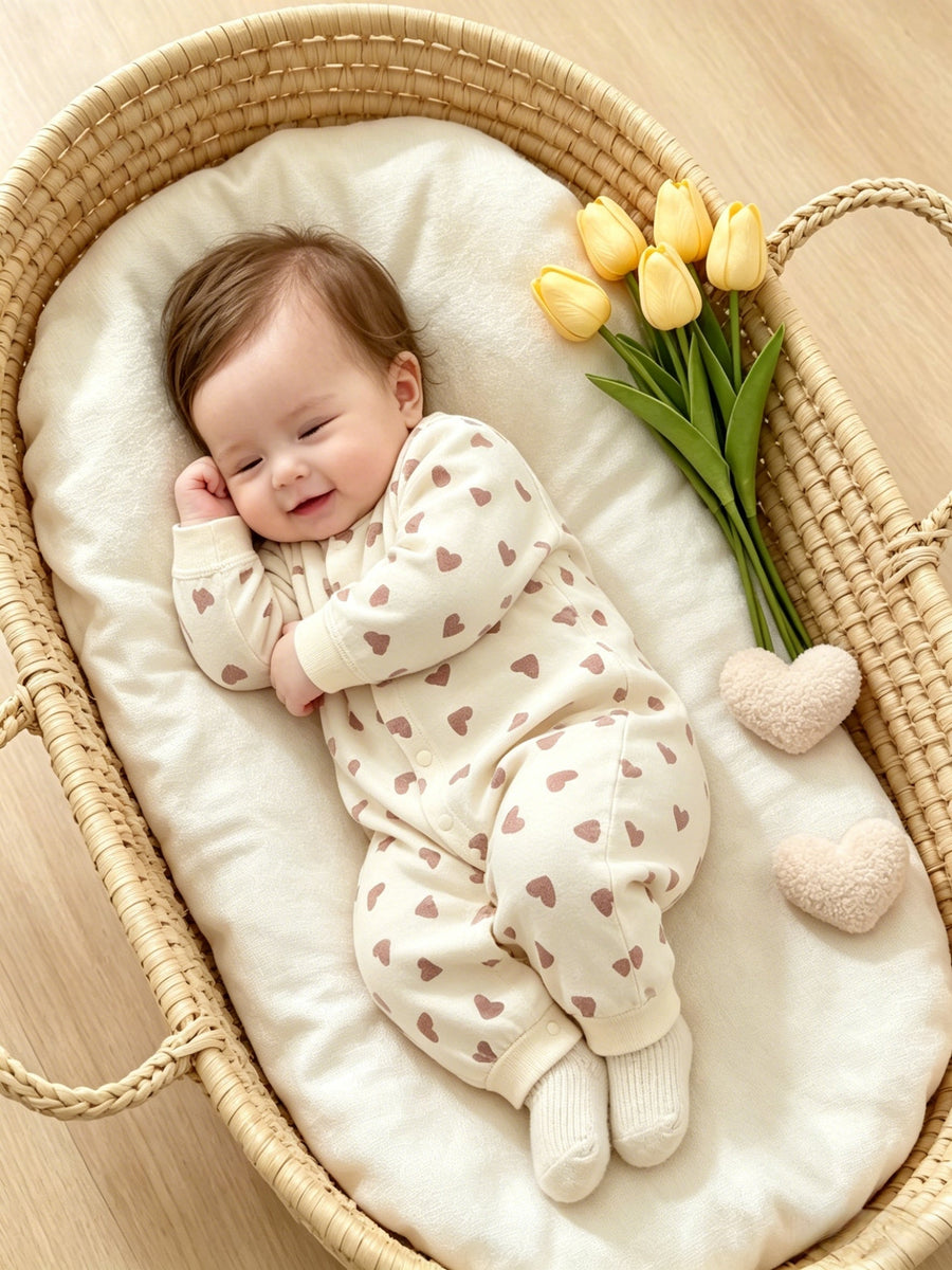 Combinaison manches longues pour bébé nouveau-né — Monptitlou