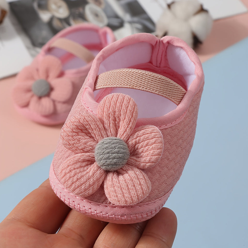 1 Paire de Chaussures pour Bébé, Mignon Dessin Animé Tournesol Uni — Monptitlou