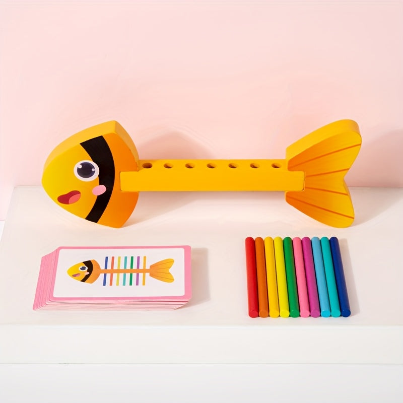 Jeu éducatif en bois sur le thème des animaux — Monptitlou