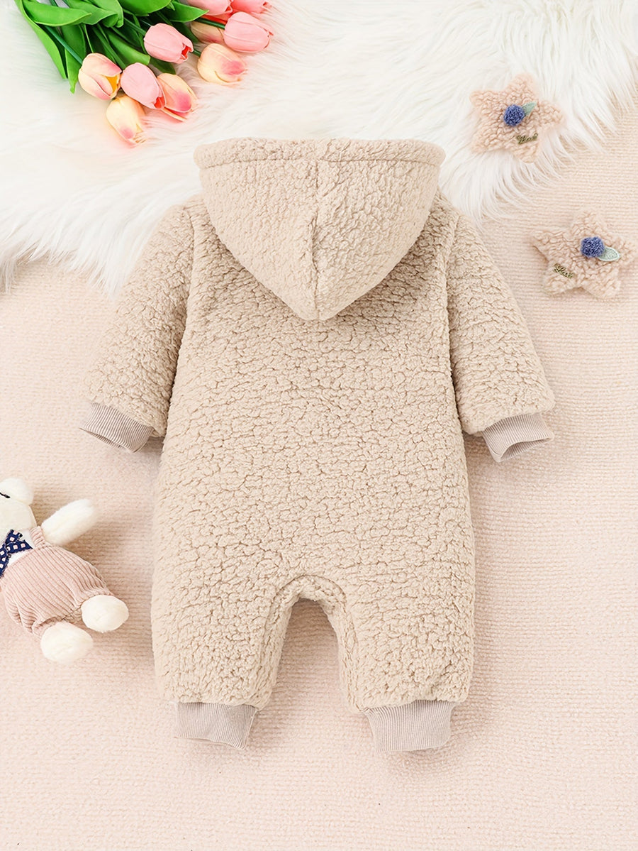 Combinaison chaude d'automne et d'hiver pour bébés filles et garçons — Monptitlou