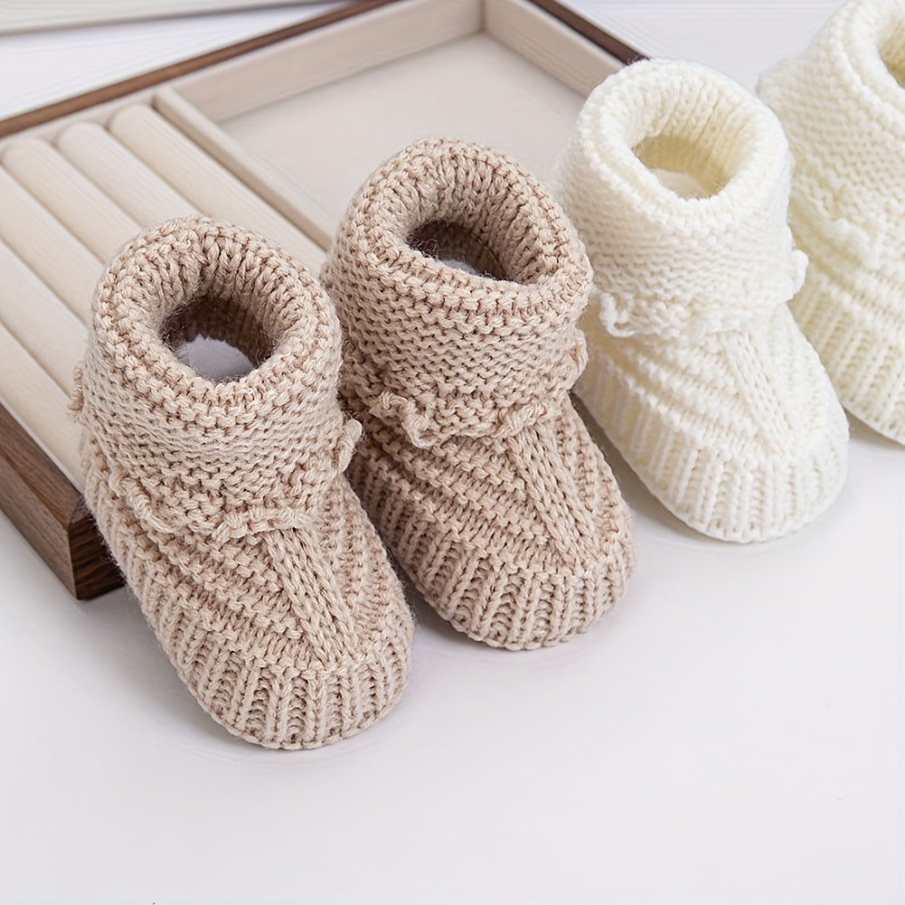 1 paire de chaussettes bébé en tricot 0-12 mois — Monptitlou