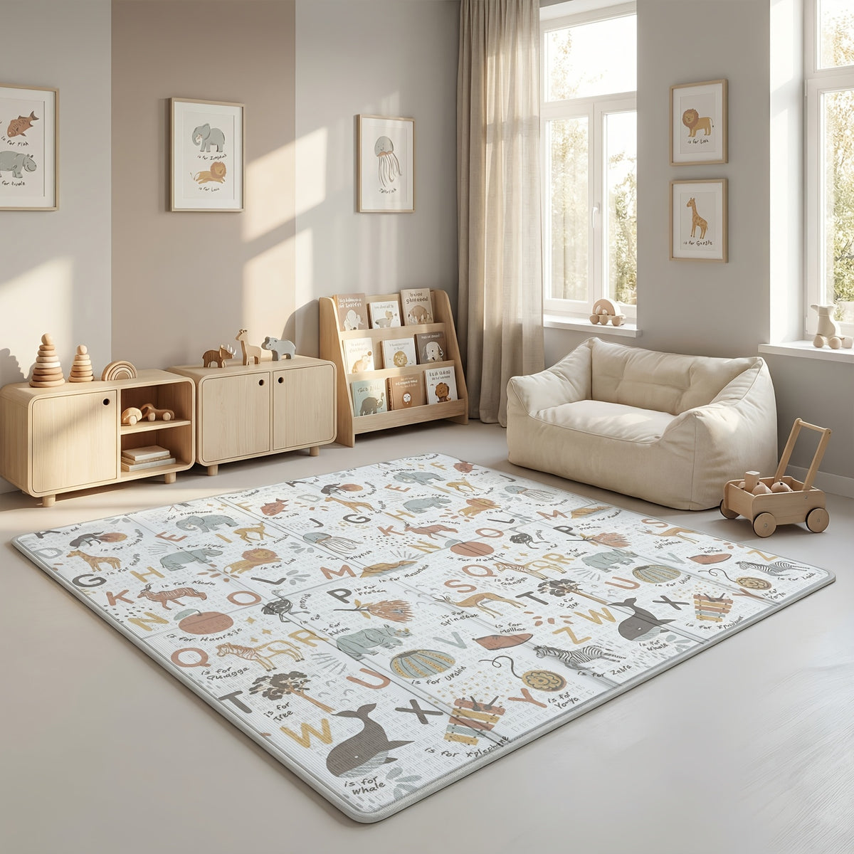 Tapis XPE Spacieux 200.66x180.34 cm Double Face Quick-Store — Monptitlou Image