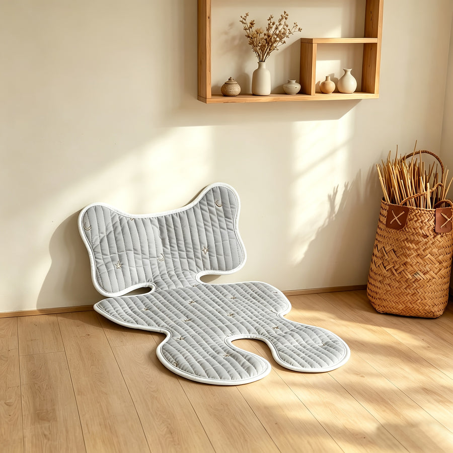 Coussin de poussette bébé, doublure matelassée douce avec motifs de — Monptitlou