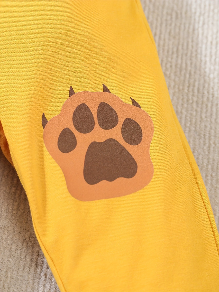 Ensemble Pantalon à Manches Longues Imprimé Animal pour Garçons — Monptitlou