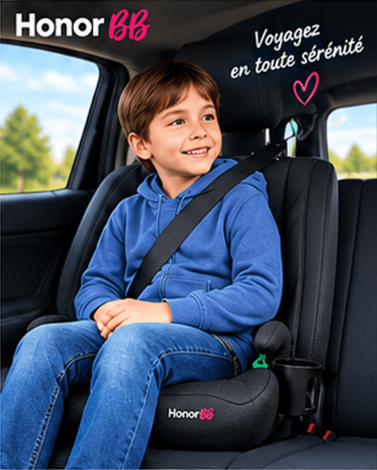 HonorBB Rehausseur I-Size ISOFIX Cosyfix R129 – Sécurité et confort