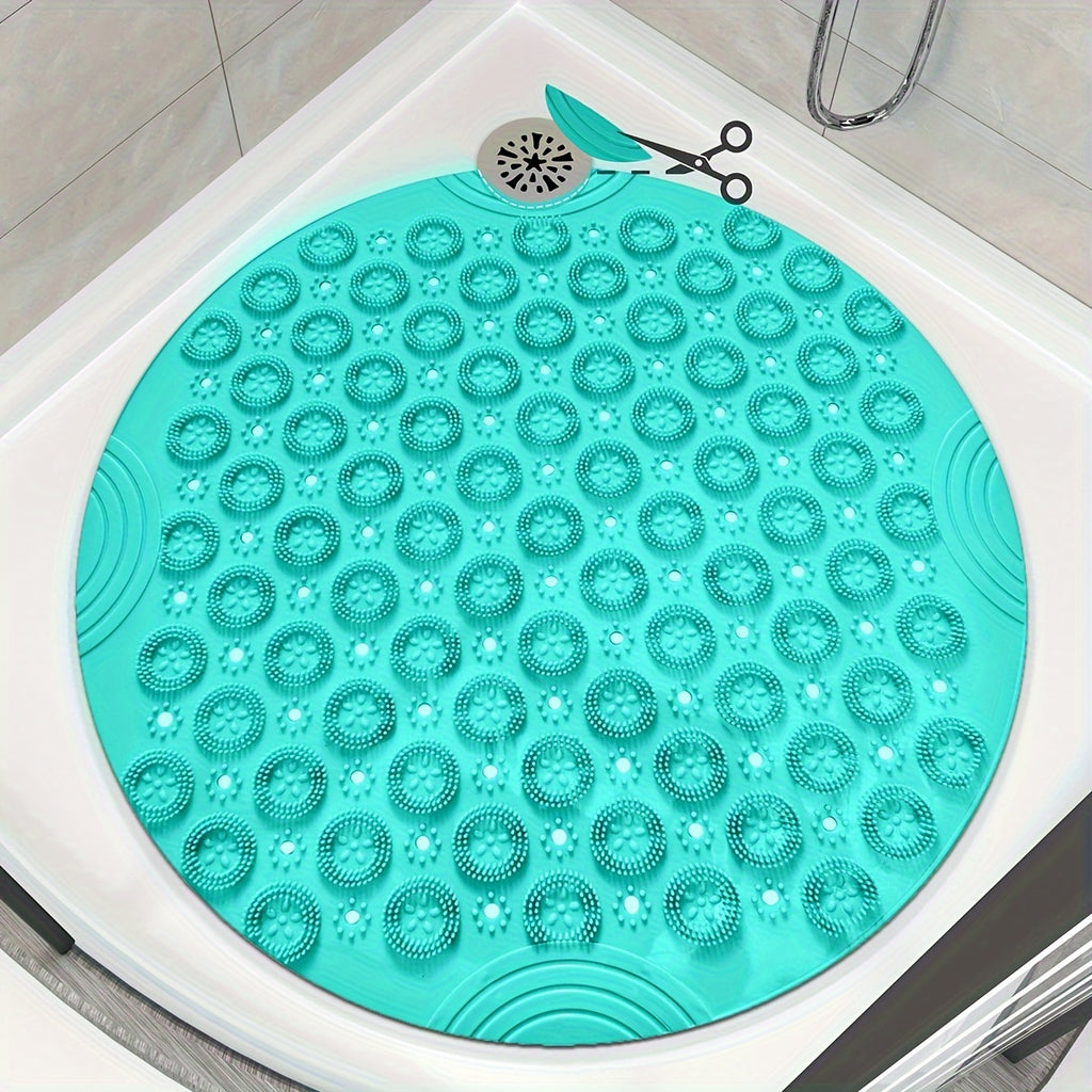 Tapis de bain de douche antidérapant, cercle, tapis de baignoire — Monptitlou
