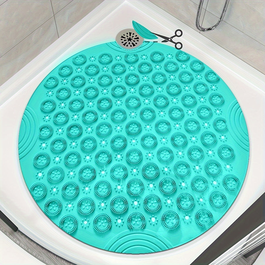 Tapis de bain de douche antidérapant, cercle, tapis de baignoire — Monptitlou