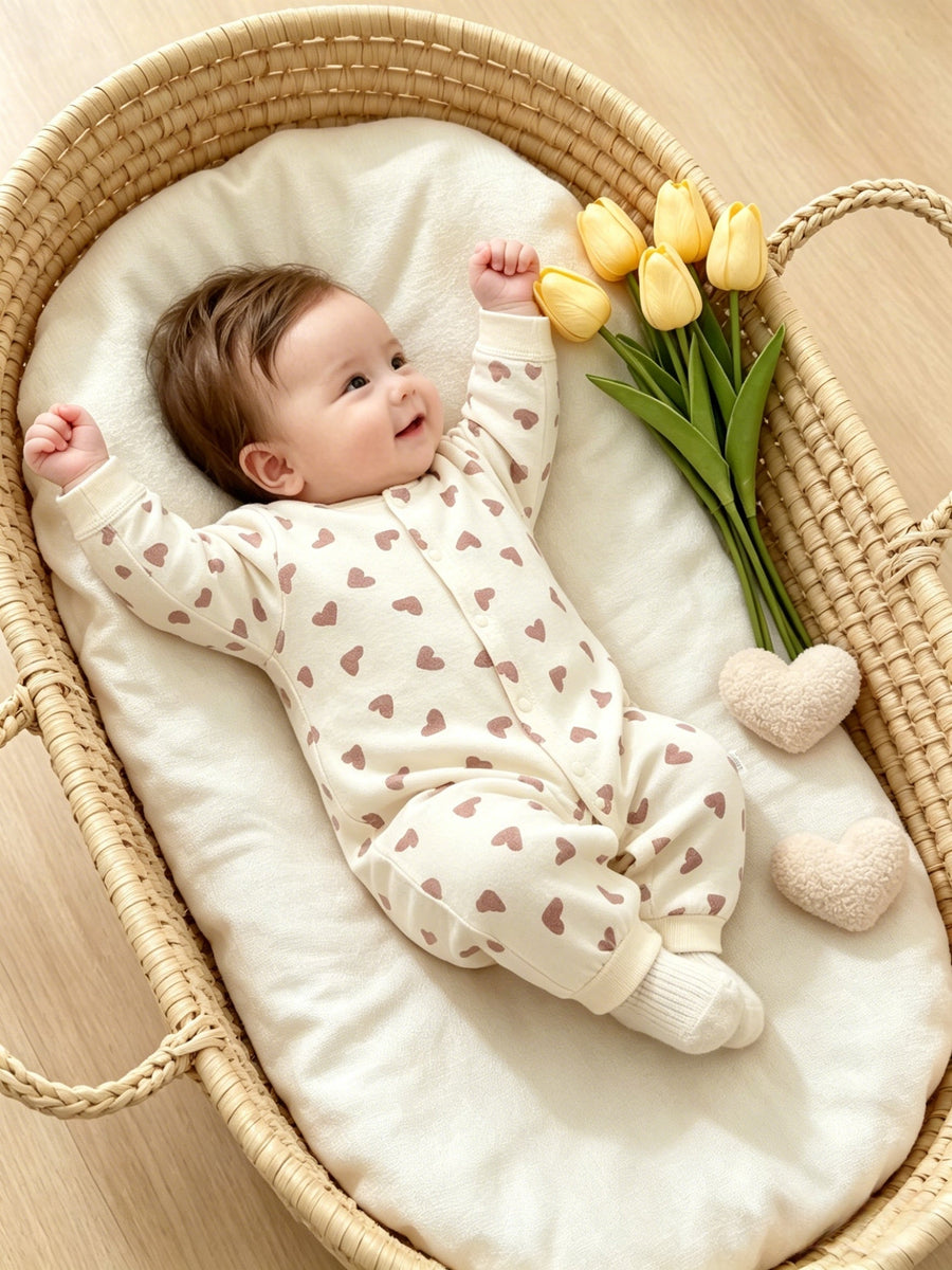 Combinaison manches longues pour bébé nouveau-né — Monptitlou