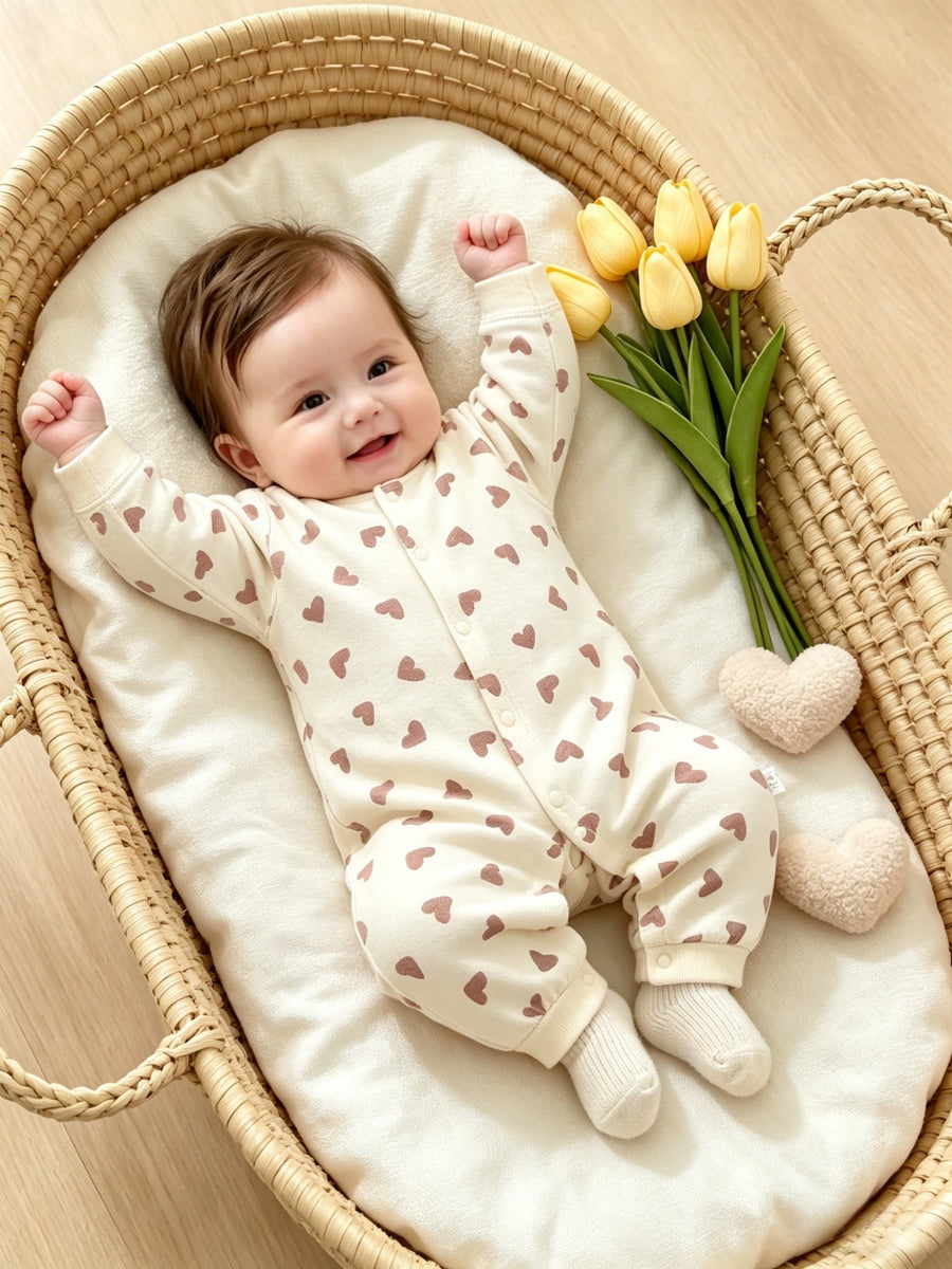 Combinaison manches longues pour bébé nouveau-né — Monptitlou