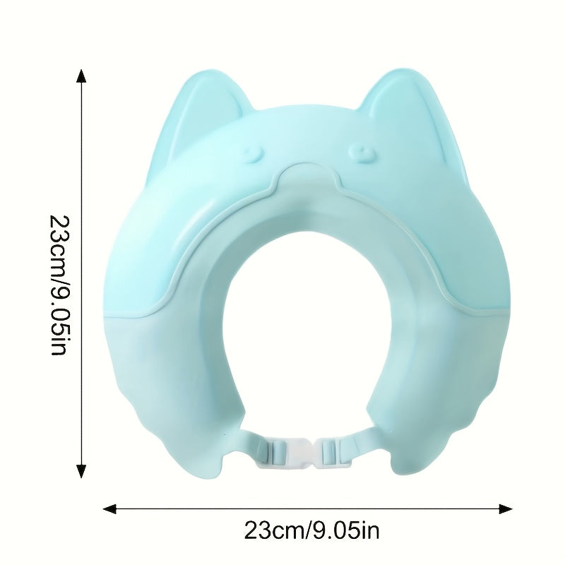 Bonnet de douche et de shampooing 1 pièce, avec bord imperméable — Monptitlou