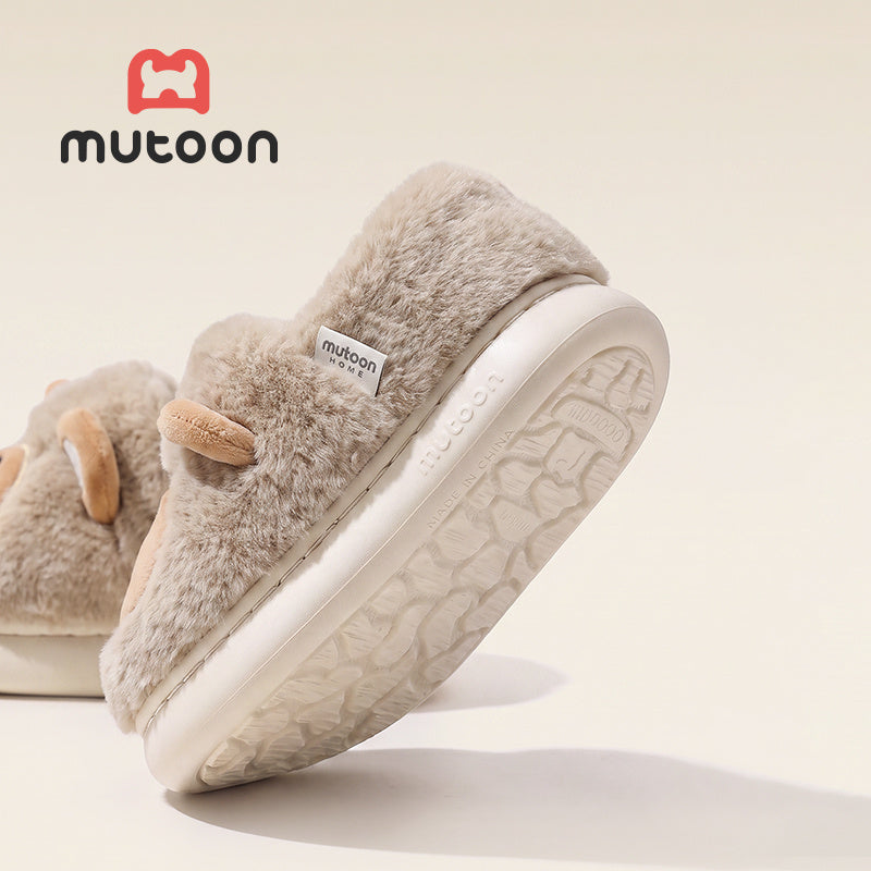Chaussons en peluche dessin animé pour filles Mutoon — Monptitlou
