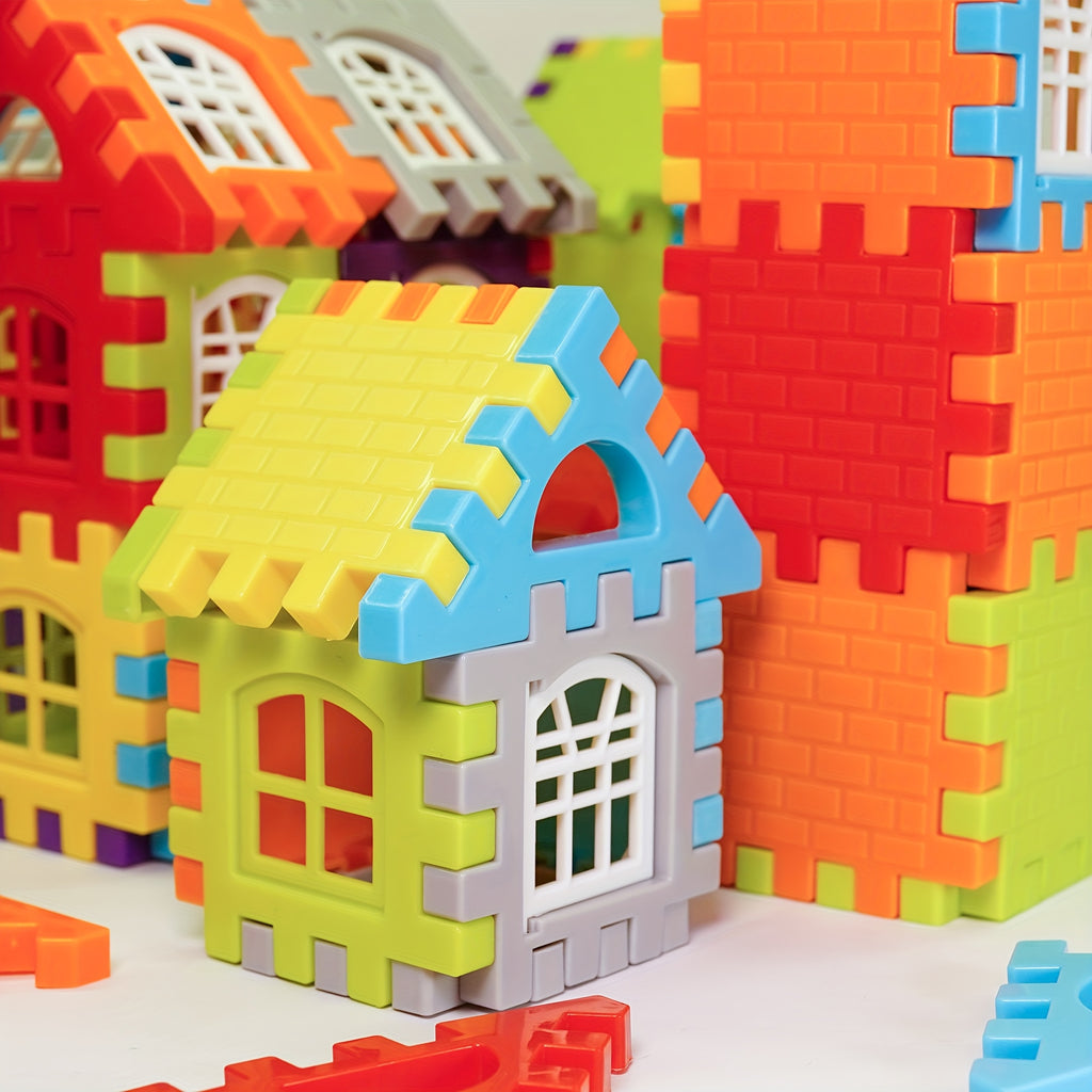 /70/100/125 pièces jeu de puzzles en plastique portable pour enfants à — Monptitlou