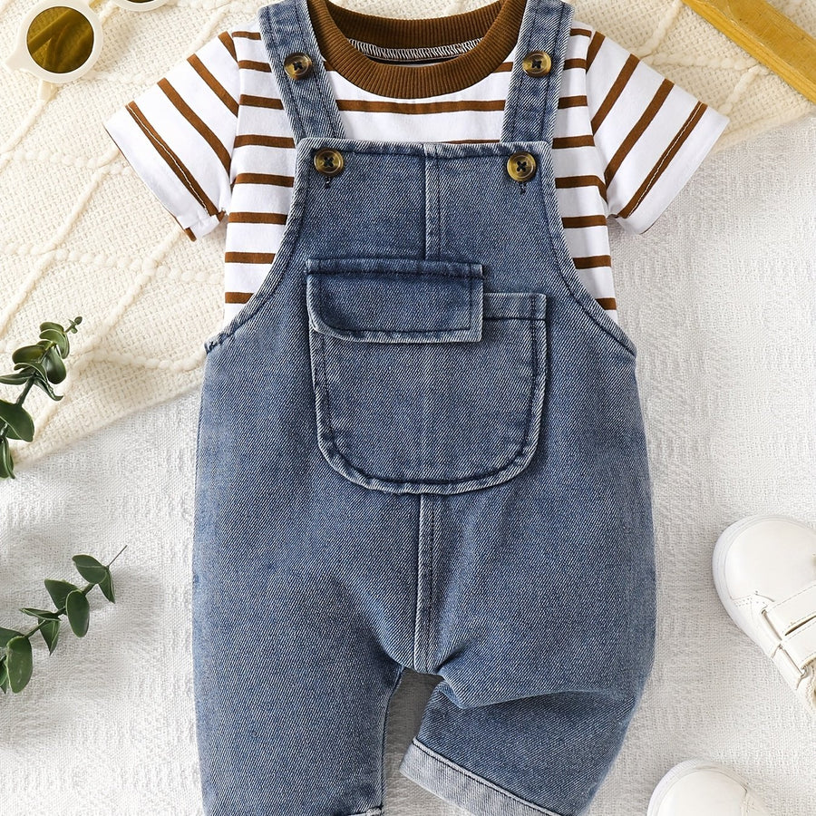 Ensemble deux pièces pour bébés garçons et filles — Monptitlou