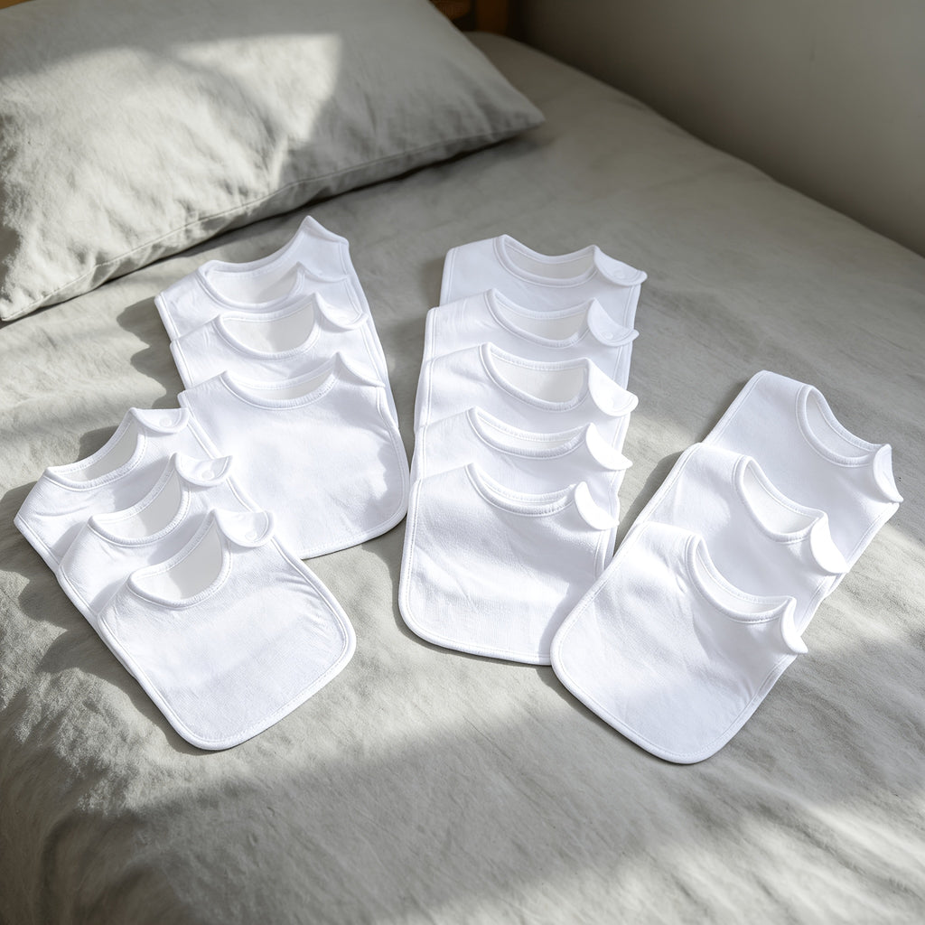 Bavoirs pour nouveau-nés, ensemble de 15 pièces, bavoirs pour bébés — Monptitlou