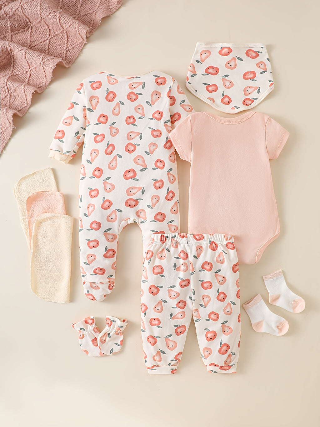 Bodies pour bébé fille nouveau-née, 100% matière — Monptitlou