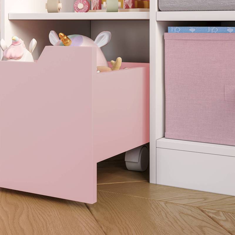Banc Vipsali pour Enfants avec Étagère au Design Maison