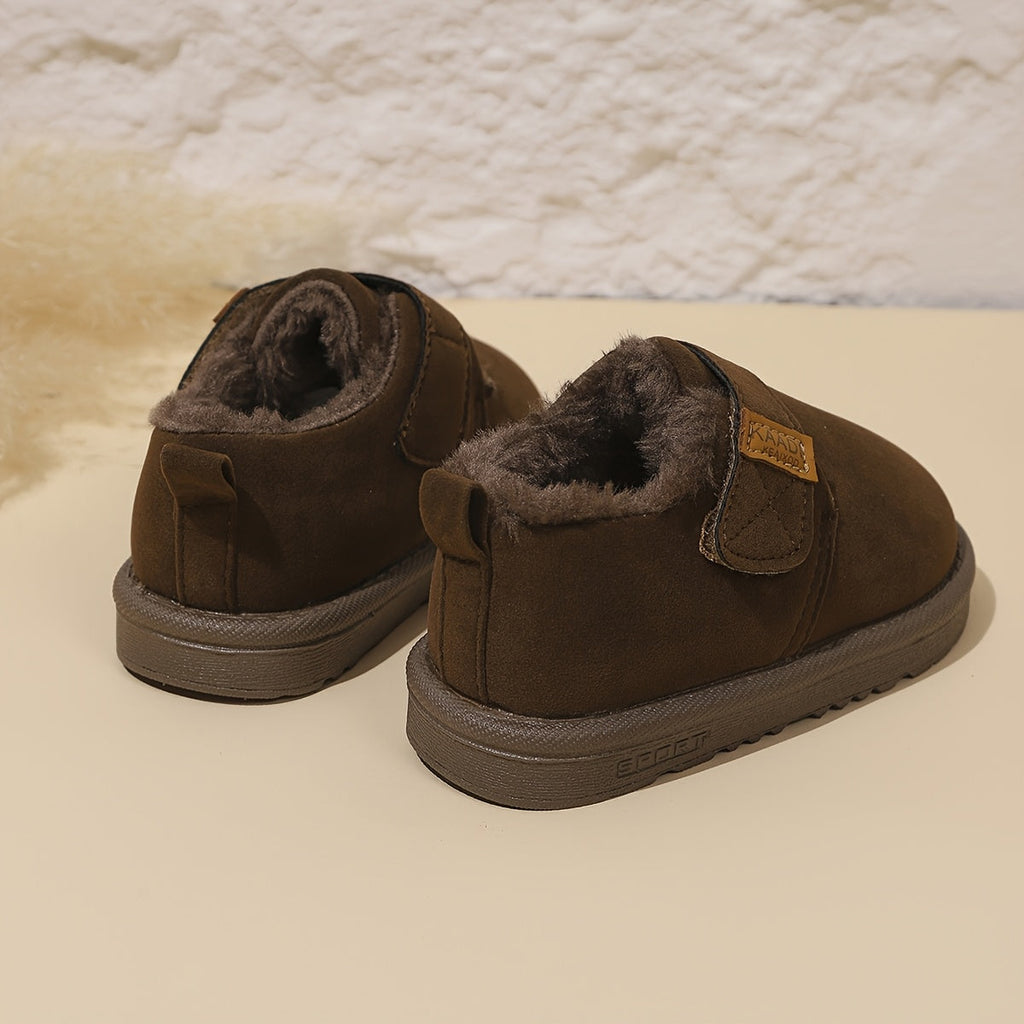 Chaussures Antidérapantes en Molleton pour Tout-Petits — Monptitlou