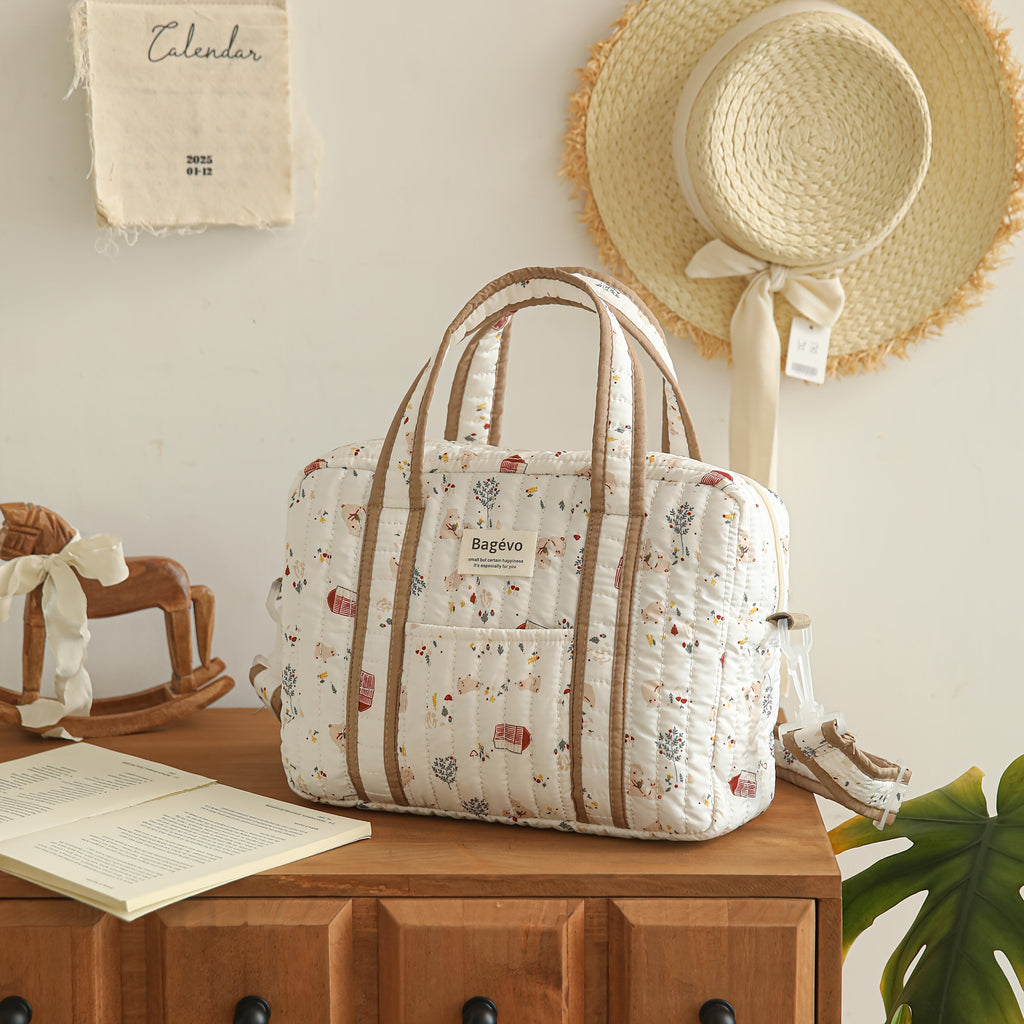 Sac Maman Matelassé Grande Capacité — Monptitlou