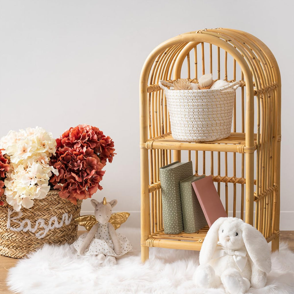Bibliothèque Enfant - rotin - H76 cm — Monptitlou