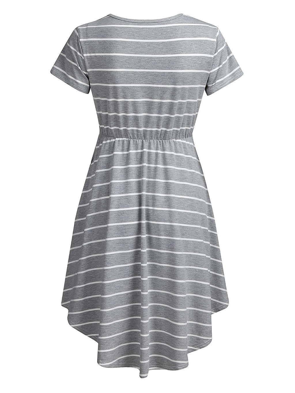 Robe de maternité et d'allaitement multifonctionnelle à rayures — Monptitlou