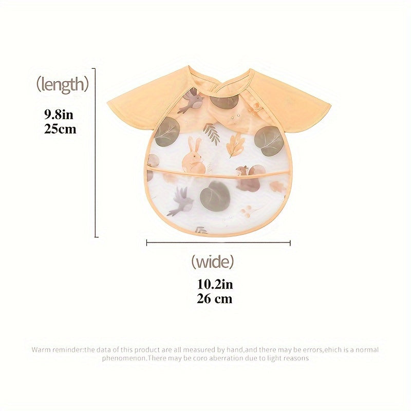 Bavoir à manches courtes, Bavoir à manches courtes pour bébé — Monptitlou