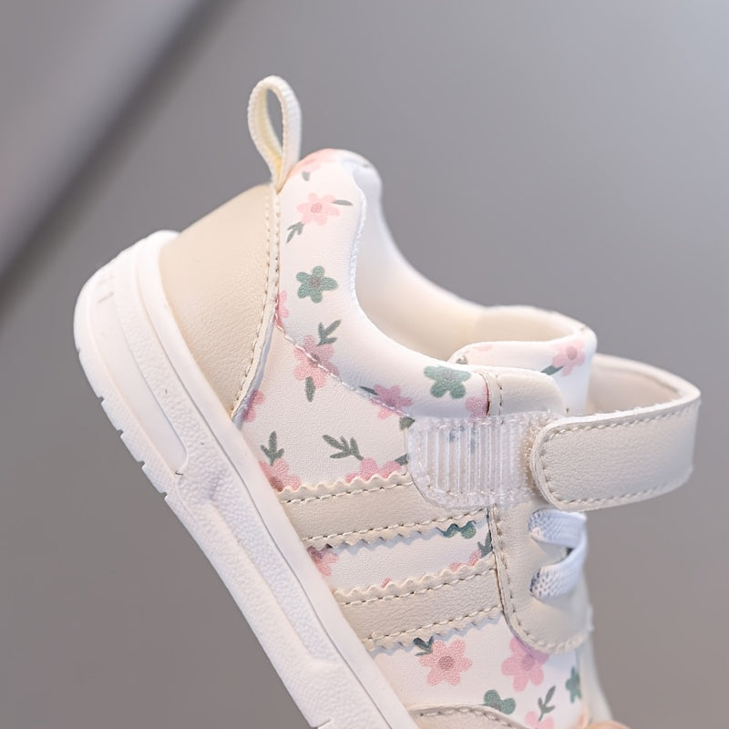 Chaussures bébé garçons et filles 1-2-3-4 ans motif floral mignon — Monptitlou