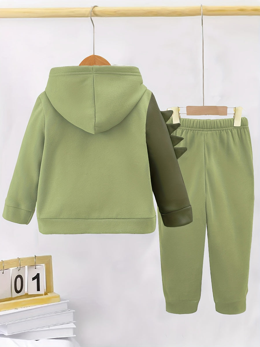 Ensemble 2 pièces pour garçon avec veste sweat à capuche zippée et — Monptitlou