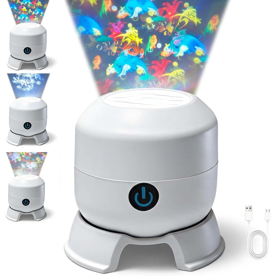 [Projection océan étoiles] Lampe de table à projection LED créative — Monptitlou